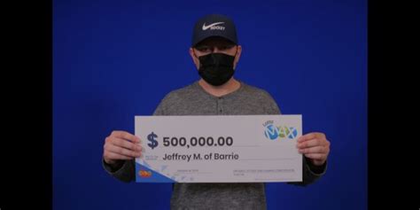 dreams of winning the lottery|Barrie man wins $500,000 with Lotto Max .
